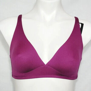 L/XL Felina 170112 Blissful Super Stretchy Comfort Wire Free Bra Black‎ Lily NWT